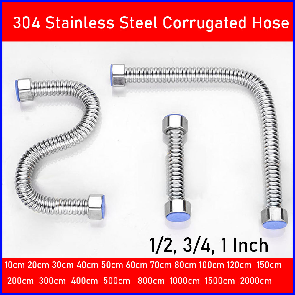 One 304 Stainless Steel Corrug - Flexible Hose Braided ulasan dan harga