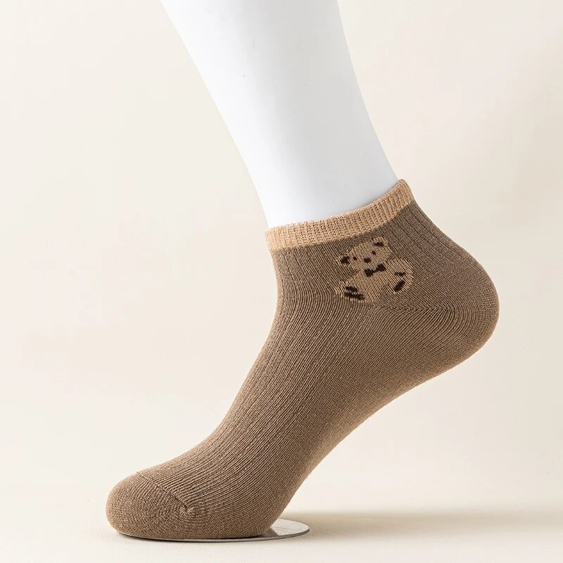 5 Pairs of Cute Teddy Bear WOM - Pipe Bending Spring ulasan dan harga