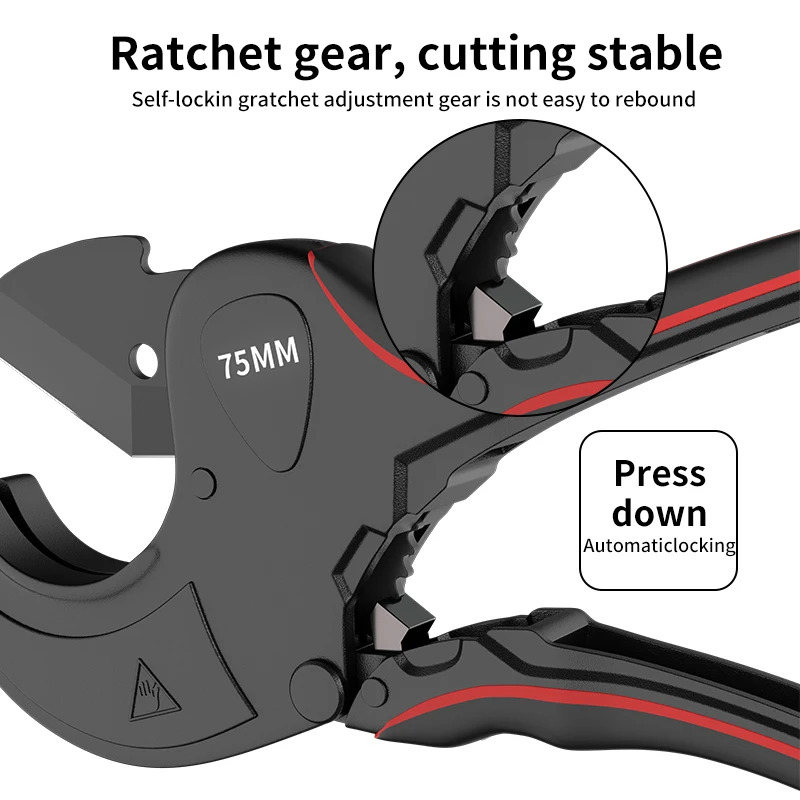 Ratchet Pipe Cutter 32-75mm, A - Pipe Cutter Ratchet ulasan dan harga