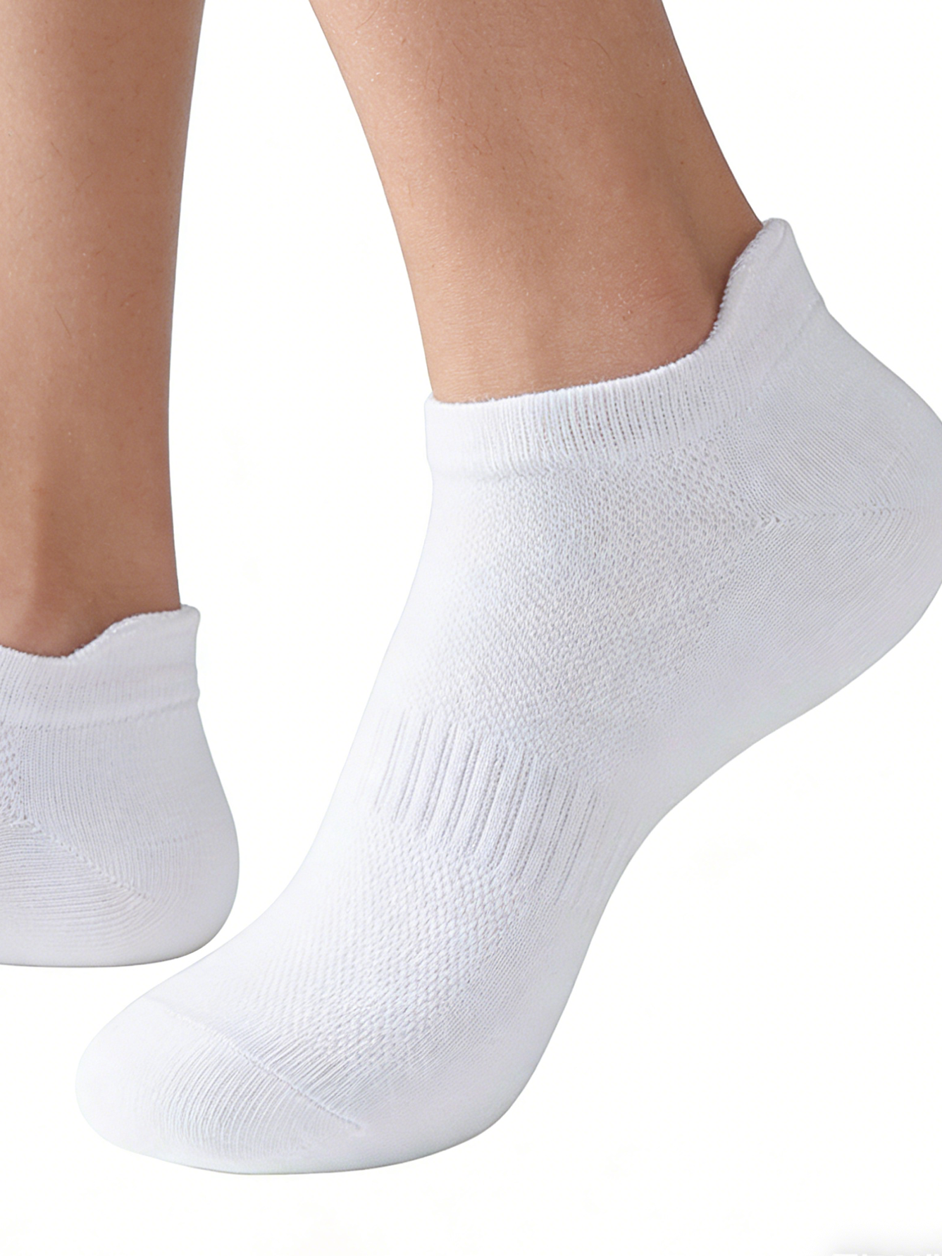 6 Pairs Women Men White Ankle  - Pipe Bending Spring ulasan dan harga