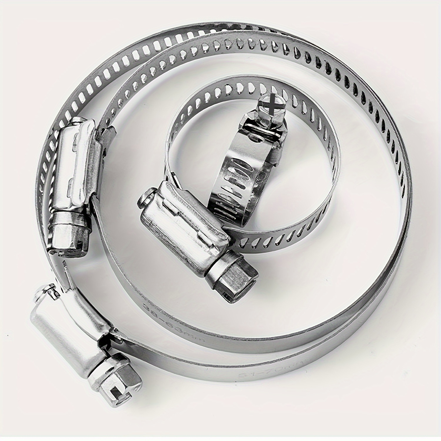 120pcs Stainless Steel Hose Cl - Drain Pipe Clip ulasan dan harga