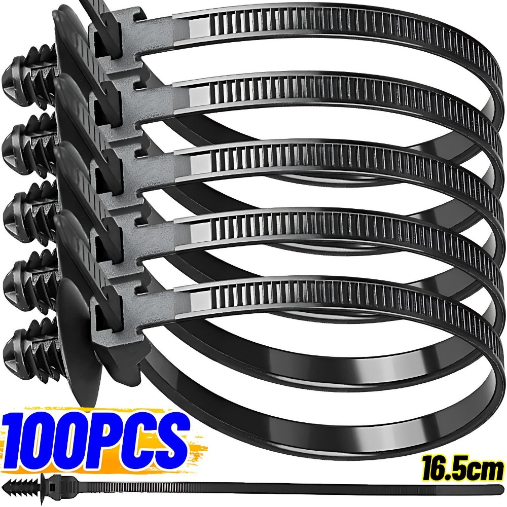 100/10pcs Nylon Self Locking Z - Plastic Pipe Clip ulasan dan harga