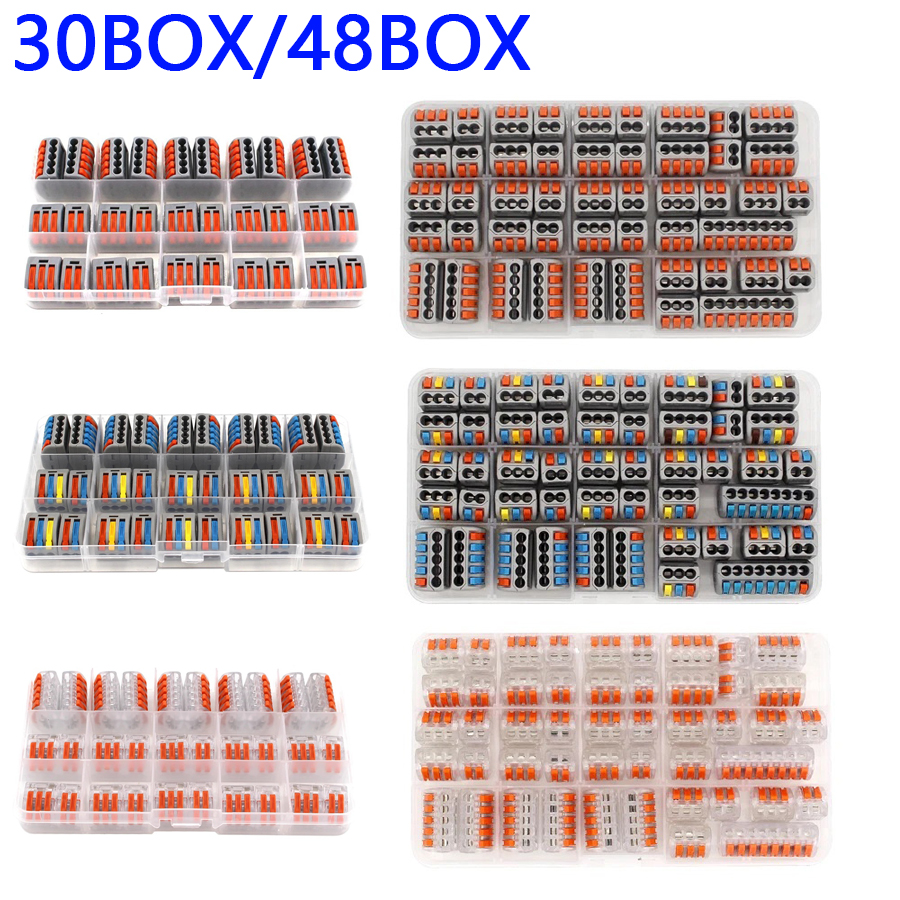 30/48 Pcs Fast Wiring Connecto - Push Fit Connector ulasan dan harga